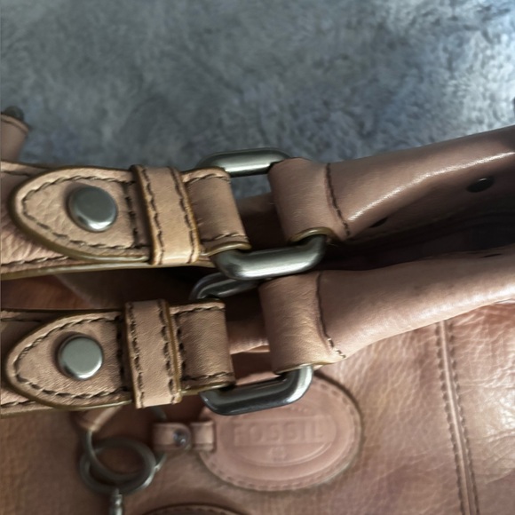 Fossil Blush Pink Leather Key and fob Set - Picture 10 of 12